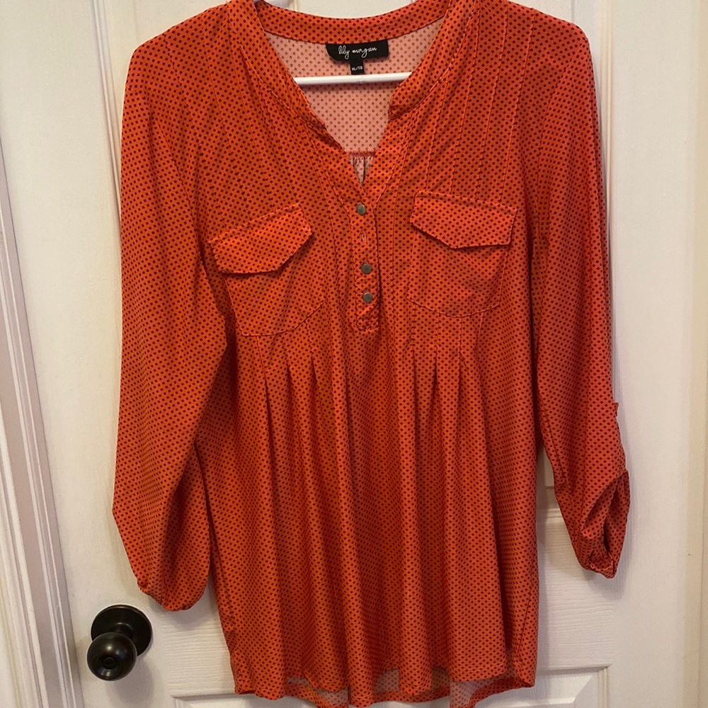 Lily morgan flowing blouse. Xl